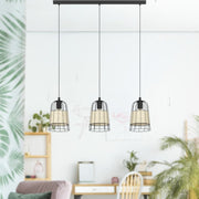 Lustra Suspendata ANWICK Wood 110CM