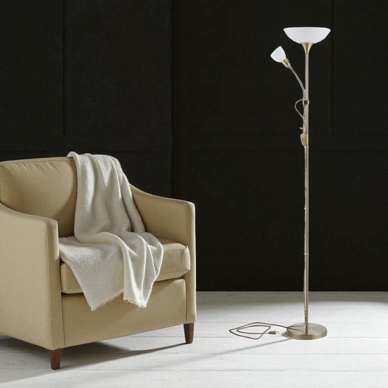 Lampadar UP 2 Gold 176.5CM Eglo