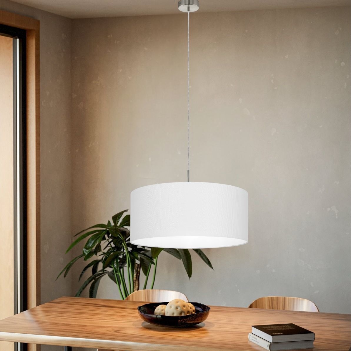 Pendul PASTERI White & Silver 110CM