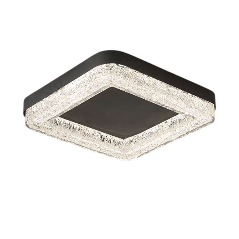 Lustra LED MESA Square Echivalent 300W Telecomanda NEAGRA / SQUARE DESIGN Lighting Fixtures