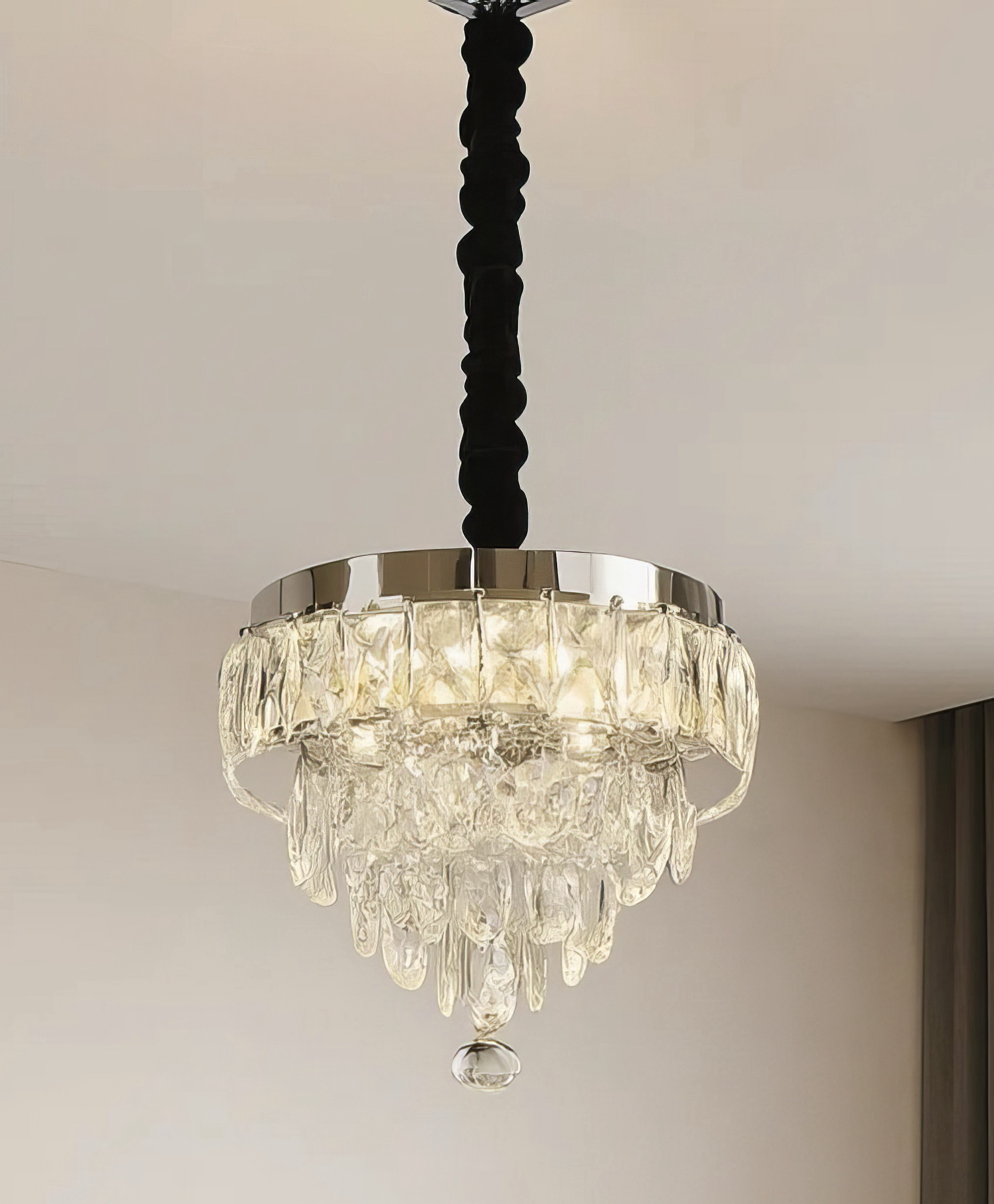 Candelabru LED Zolt Cristal 30cm SIlver 52w ARGINTIE / CRISTAL Chandeliers Crystal