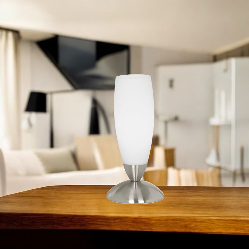 Veioza Decorativa SLIM Silver & White 22CM