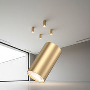 Spot Aplicat Rotund Auriu Dulie GU10 Ø55x102mm