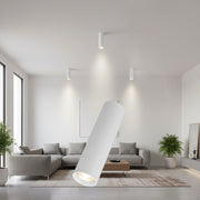 Spot Aplicat Rotund Alb Dulie GU10 Ø55x200mm