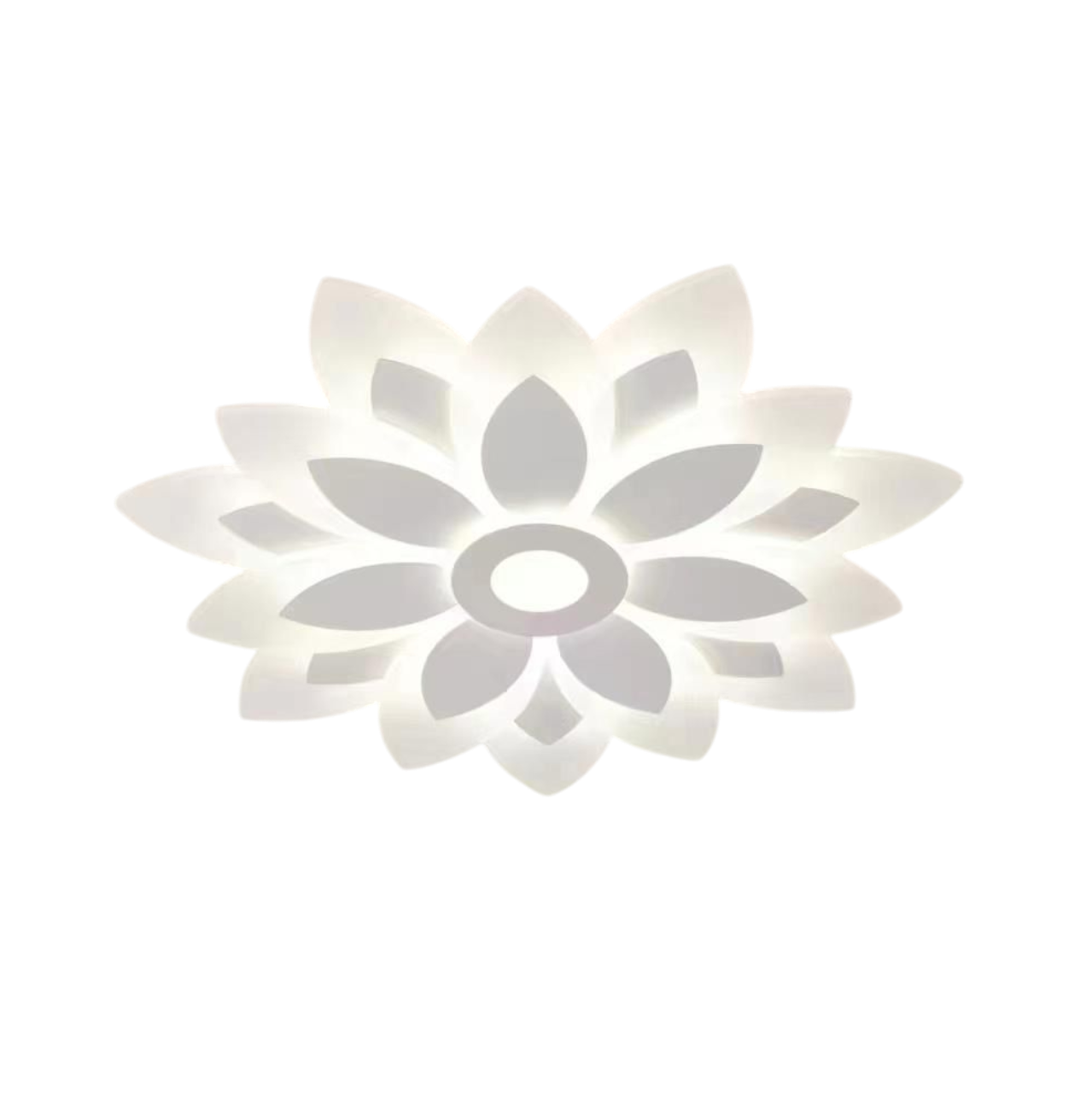 Lustra LED Aplicata Brilux White Echivalent 550W Telecomanda Lighting Fixtures