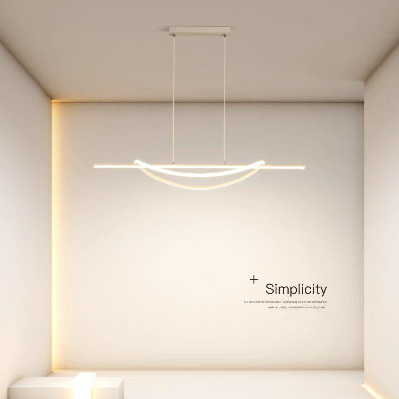 Lustra LED SIMA Suspendata White Echivalent 500W Telecomanda