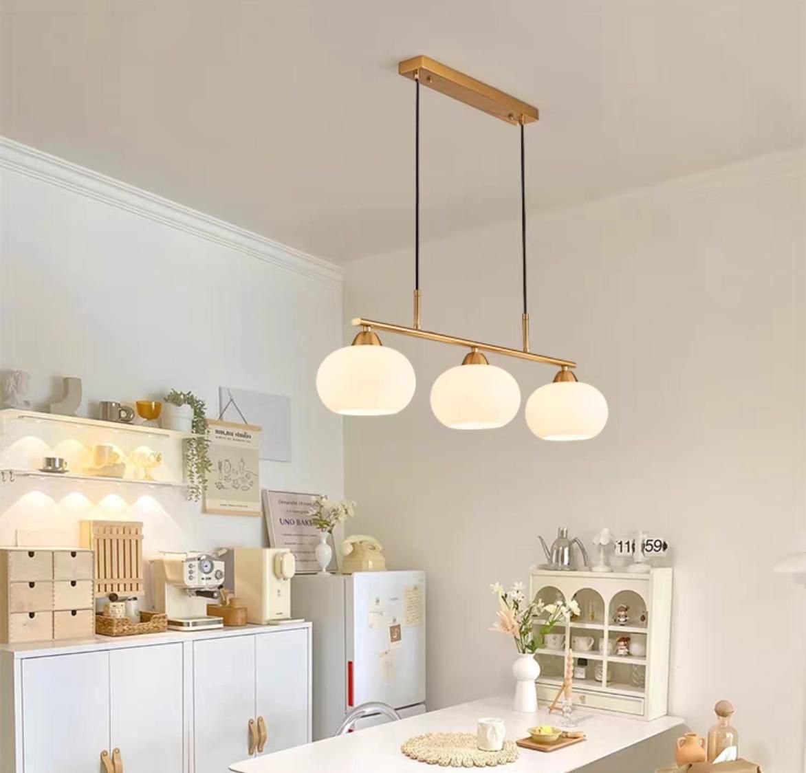 Lustra MALA Gold Abajur MAT 3XE27 Chandeliers