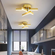 Aplica LED LINNES STAR Gold Echivalent 200W