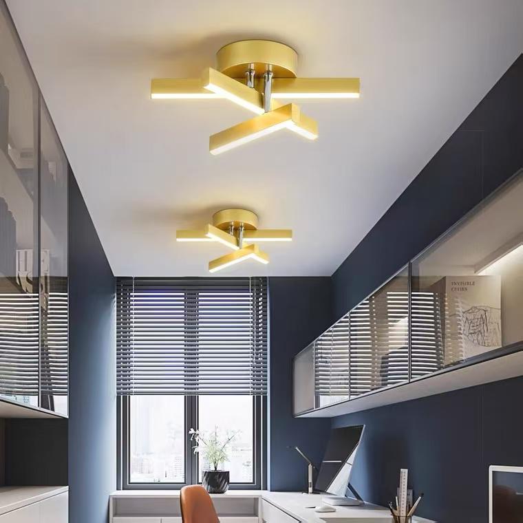 Aplica LED LINNES STAR Gold Echivalent 200W