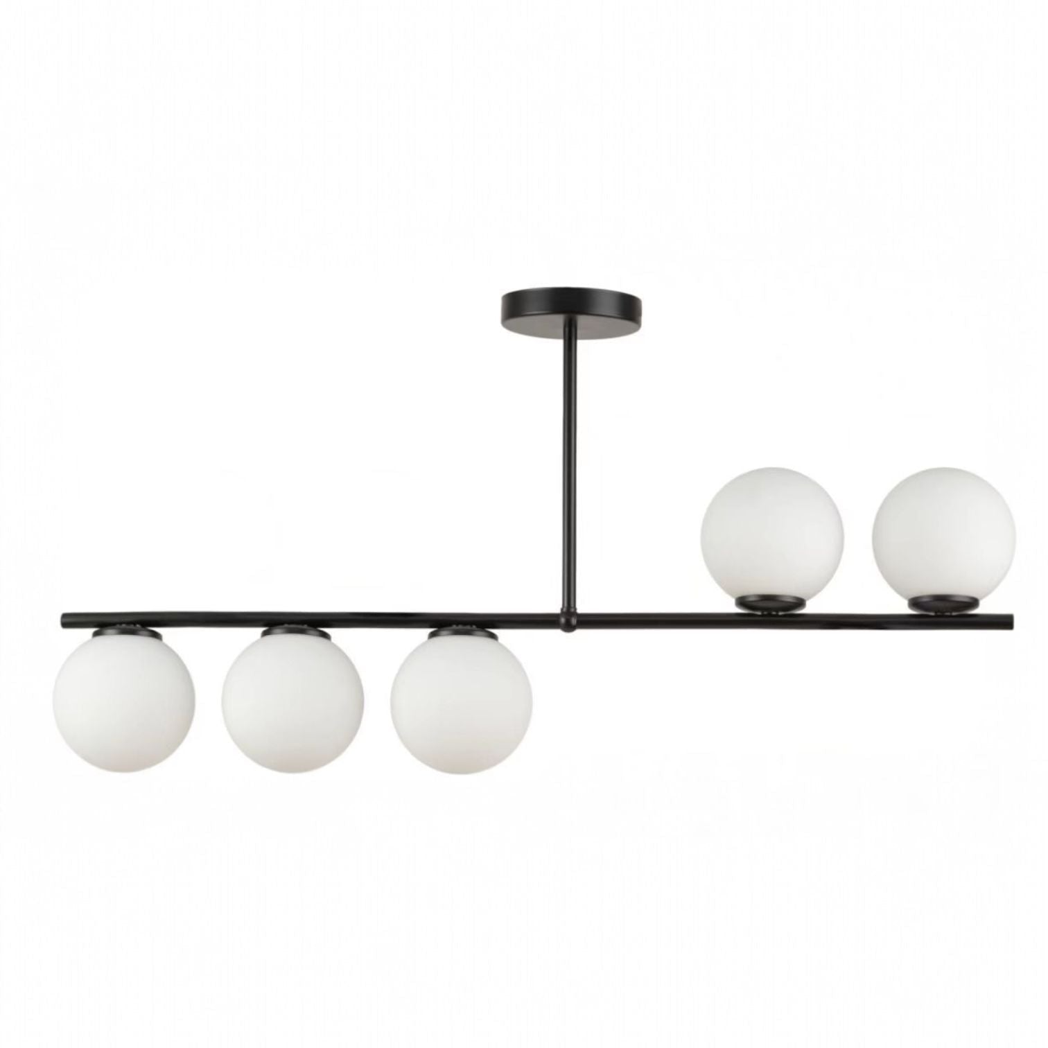 Lustra VENERA Abajur MAT BLACK 5XE27