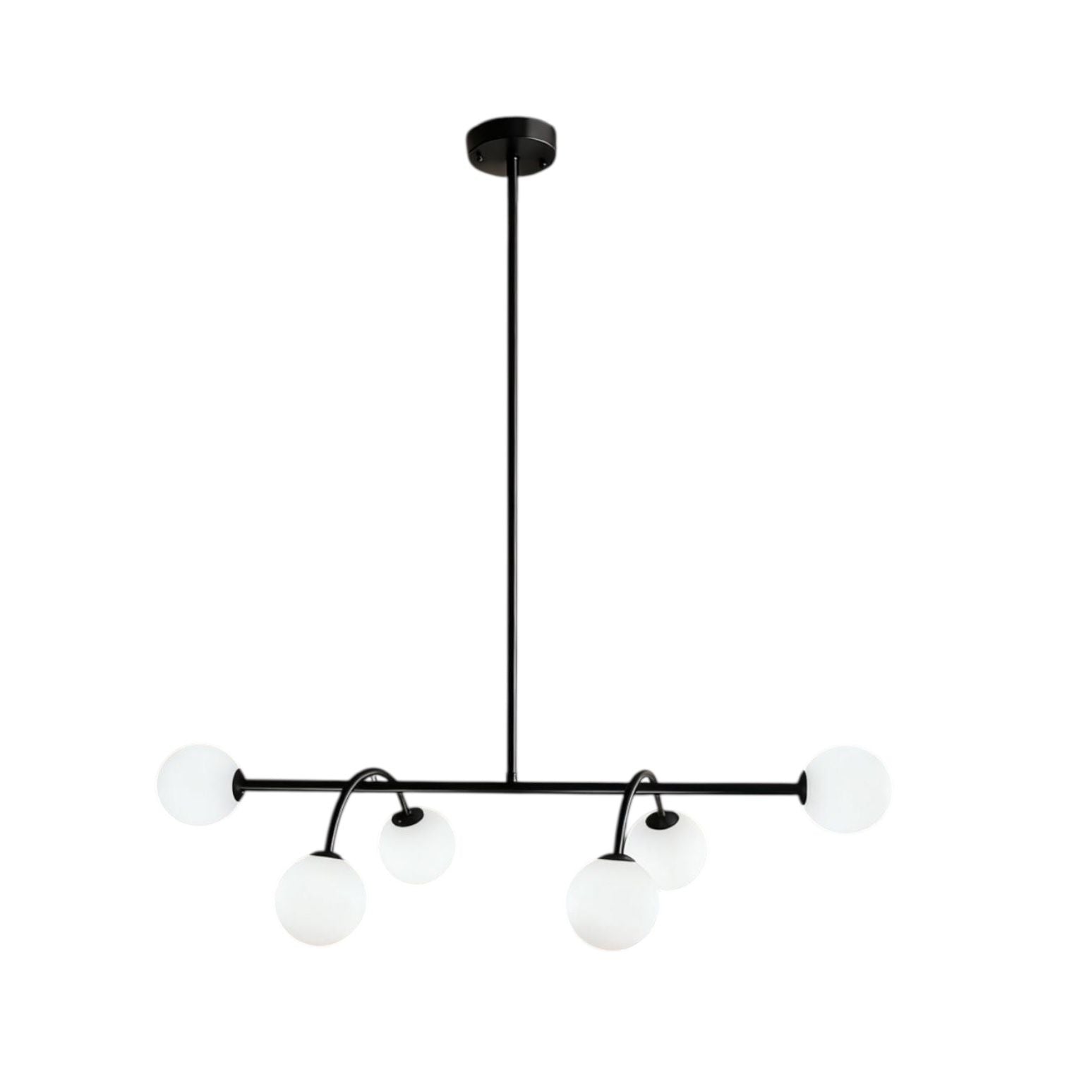 Lustra BESO Black Abajur MAT 6XE27