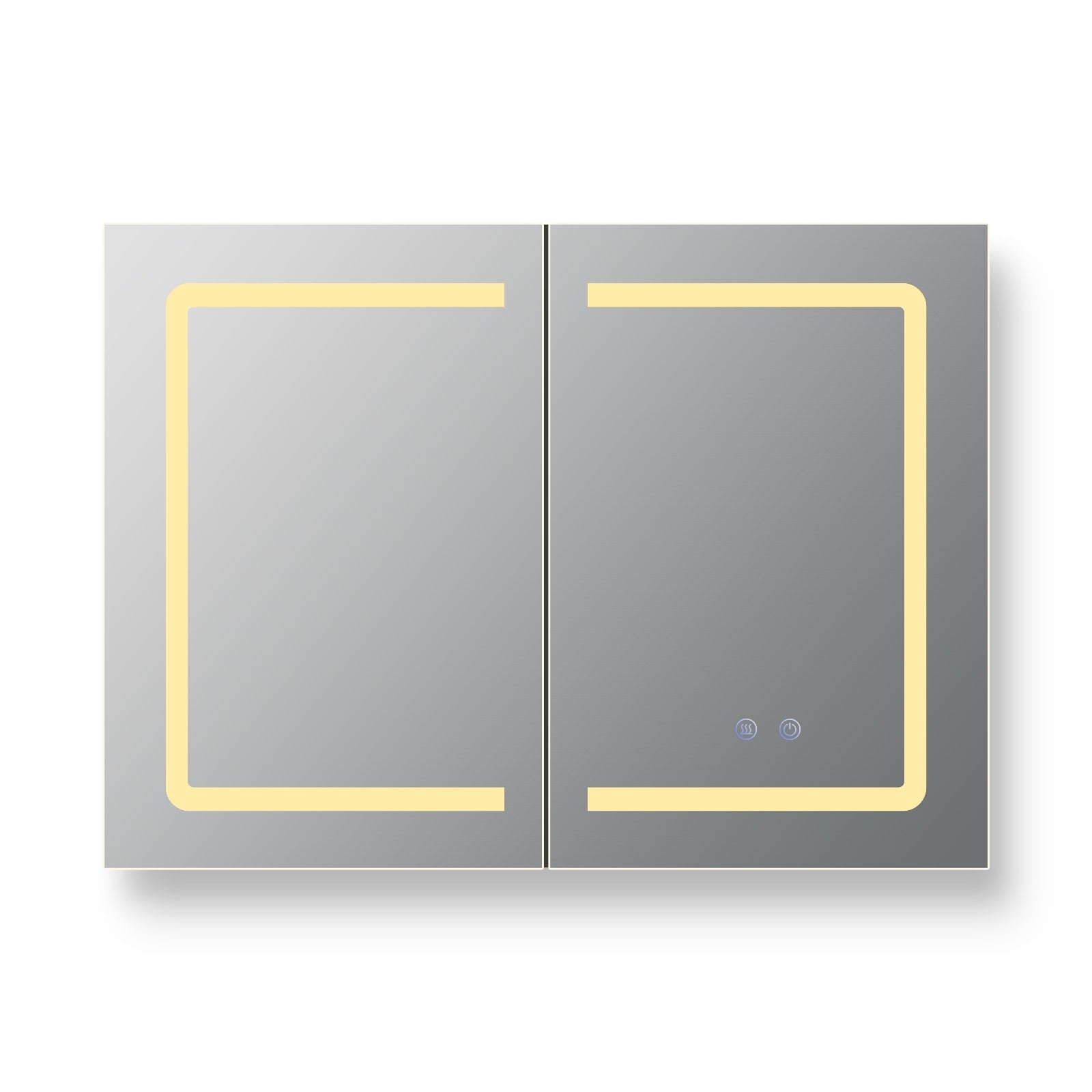 Dulap Baie Maxi Cu Oglinda LED Touch si Dezaburire 80x60cm