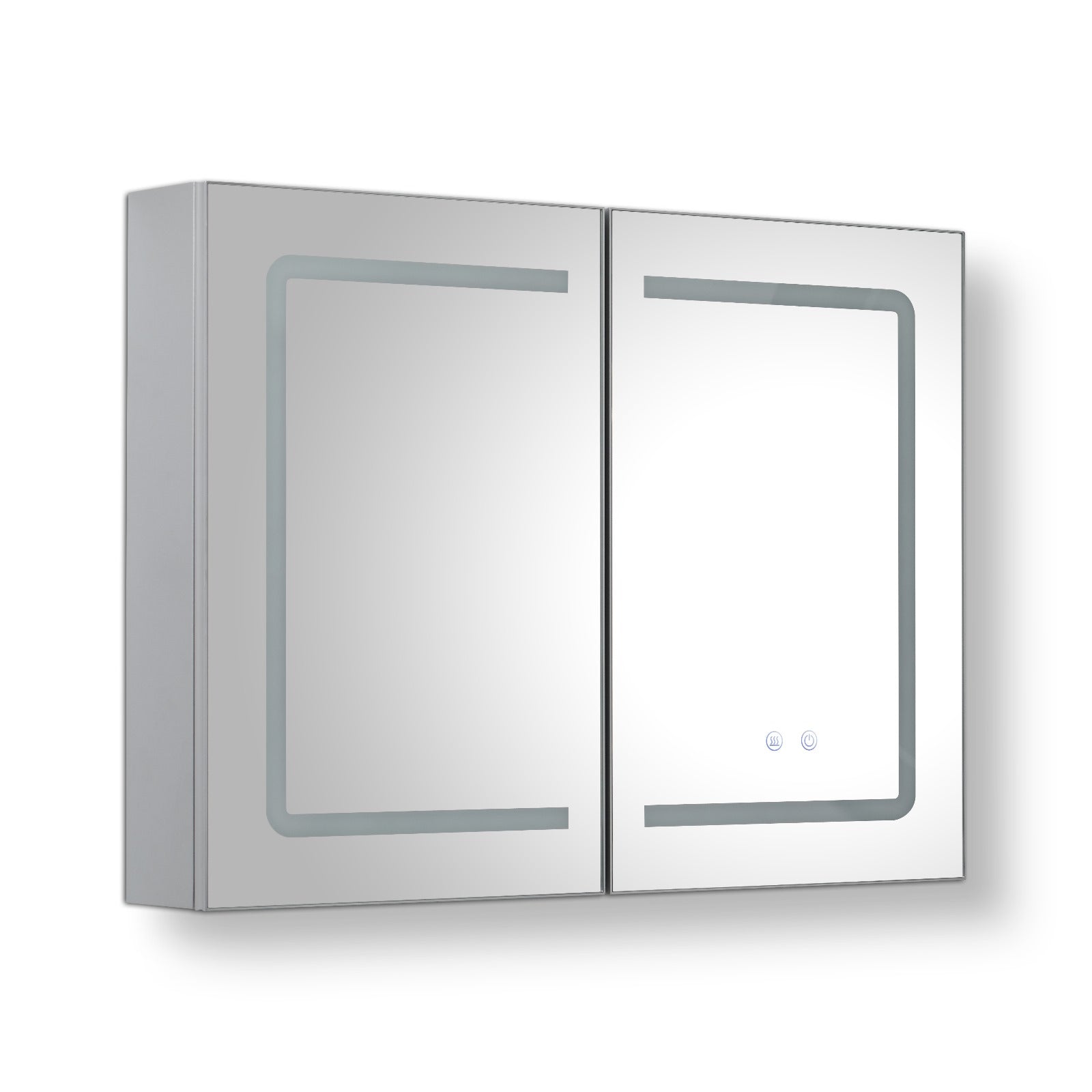 Dulap Baie Maxi Cu Oglinda LED Touch si Dezaburire 80x60cm