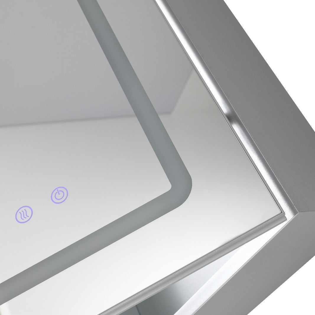 Dulap Baie Maxi Cu Oglinda LED Touch si Dezaburire 80x60cm