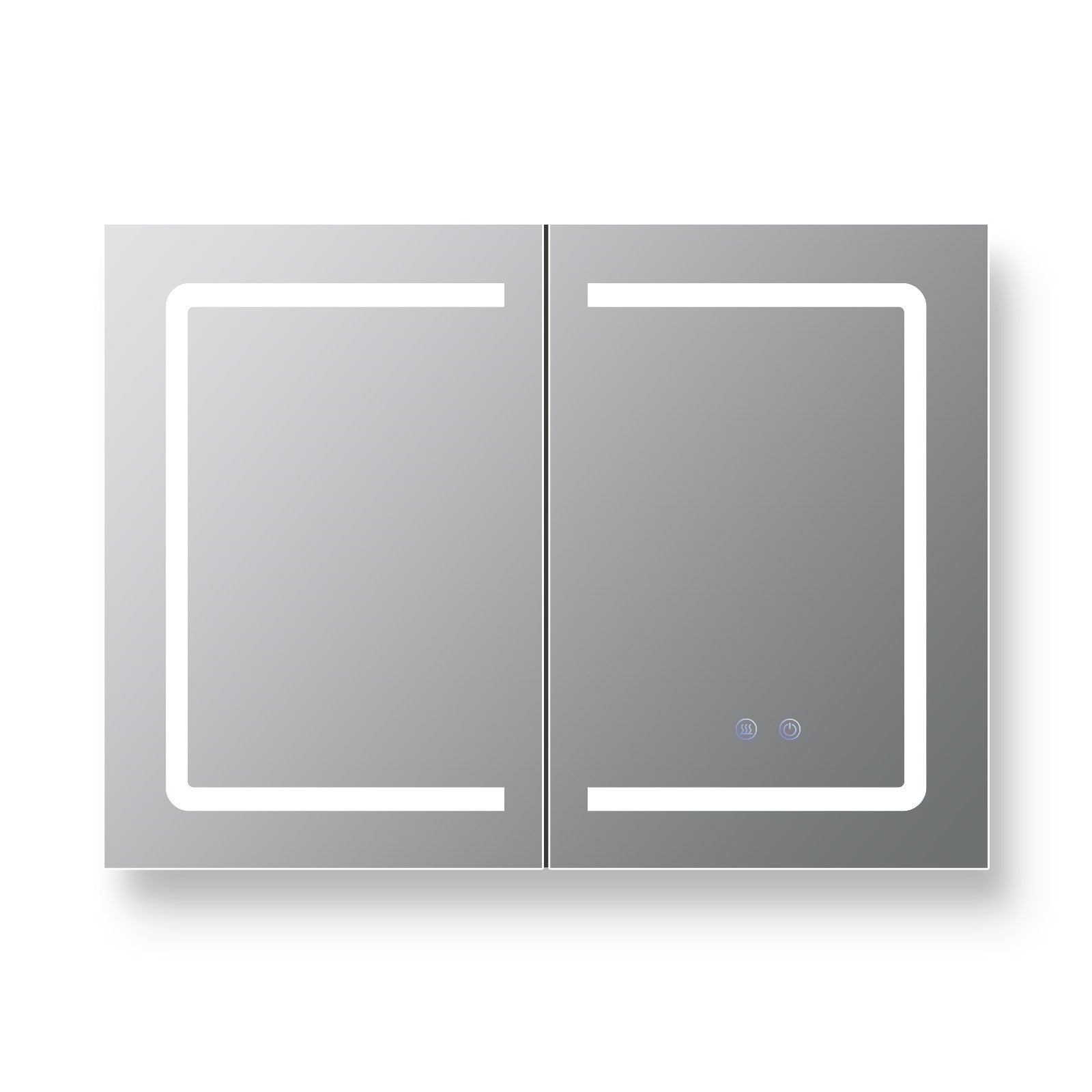 Dulap Baie Maxi Cu Oglinda LED Touch si Dezaburire 80x60cm