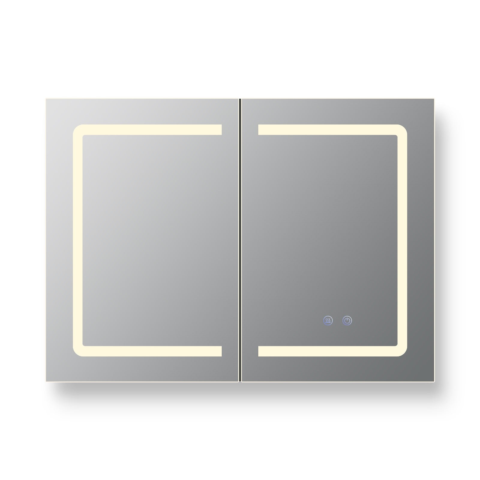 Dulap Baie Maxi Cu Oglinda LED Touch si Dezaburire 80x60cm