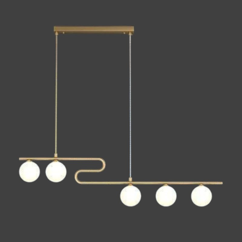 Lustra Abajur MAT GOLD 5xG9 EMLI Gold Chandeliers