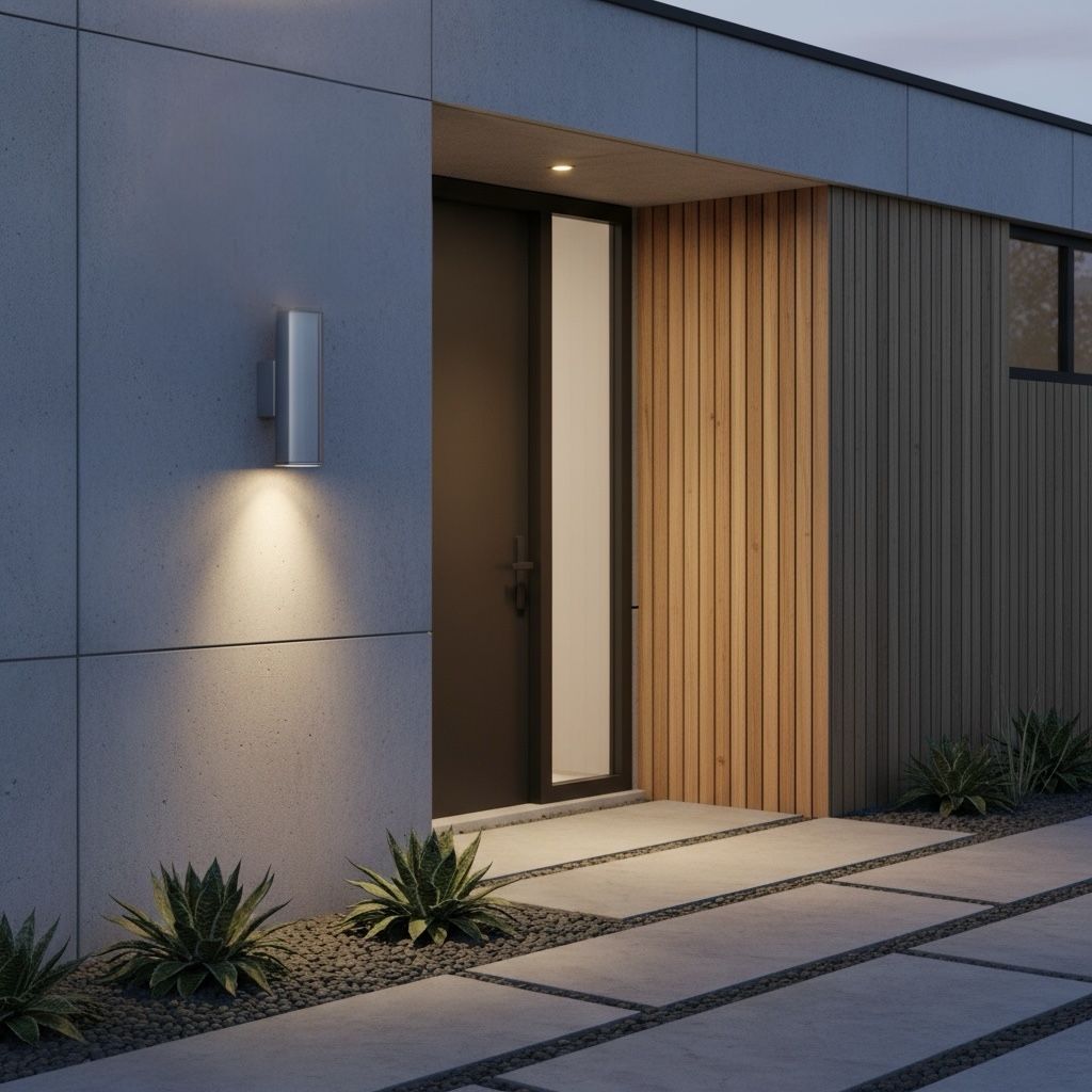 Aplica Exterior RIGA 65CM Silver IP65