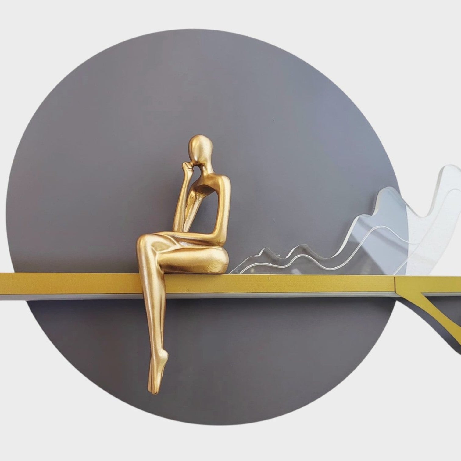 Aplica LED HOVA Gold Echivalent 200W