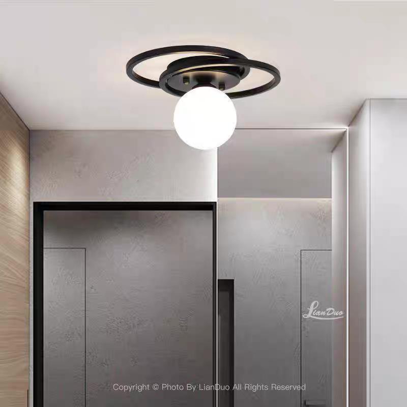 Lustra FIERA Black Abajur Mat 1xE27