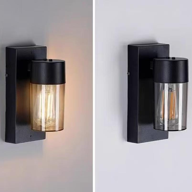 Aplică Exterior ZAHO Black 1xE27 IP65