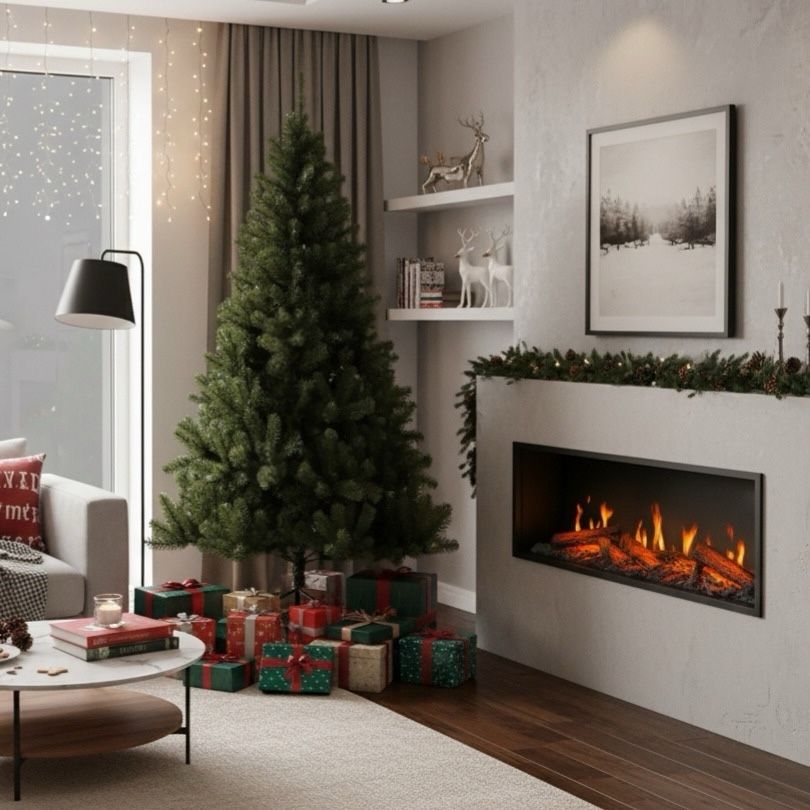 Brad Artificial de Craciun FOREST KING 2D Verde