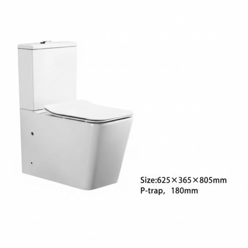 Toaleta Clasica Echo White 63 x 37 x 81 CM