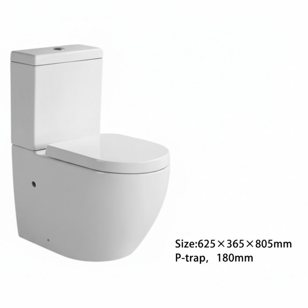 Toaleta Clasica Rondo White 63 x 37 x 81 CM