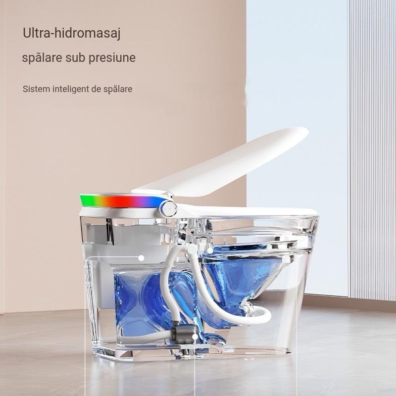 Vas WC Smart | Bluetooth | Sterilizare UV | Iluminare Ambientală | Spălare Automată cu Senzor