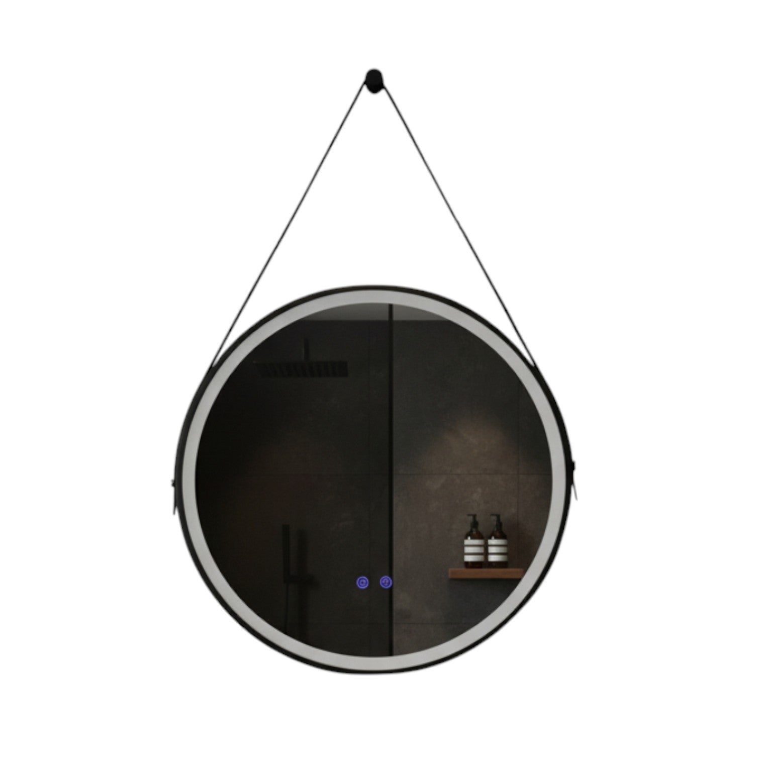 Oglinda LED Rotunda 60CM, 3 Lumini, Dezaburire, Dimabila OD009