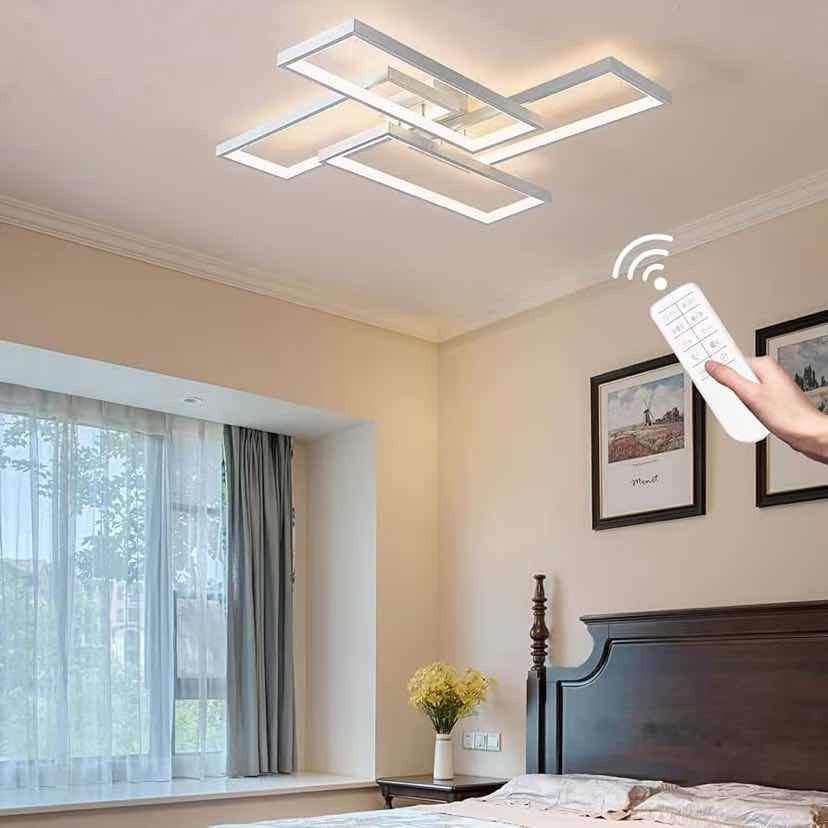 Lustra LED ZULE White Echivalent 750W Telecomanda
