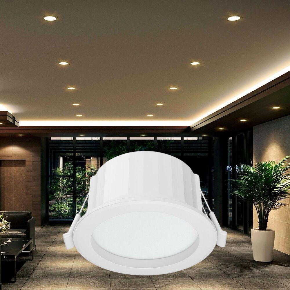 Spot LED 14W Incastrabil CCT cu 3 Lumini Rotund Alb pentru Exterior IP54