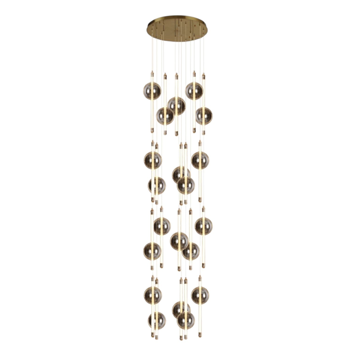 Lustra LED Suspendata SUPREME Gold Echivalent 400W