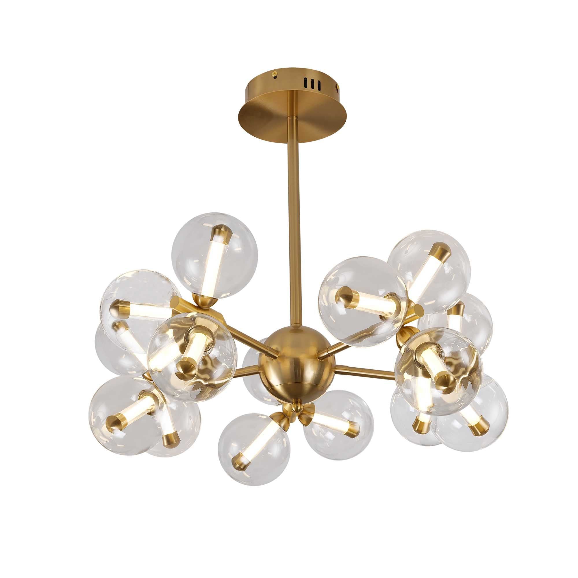 Lustra LED Abajur ELITE Gold