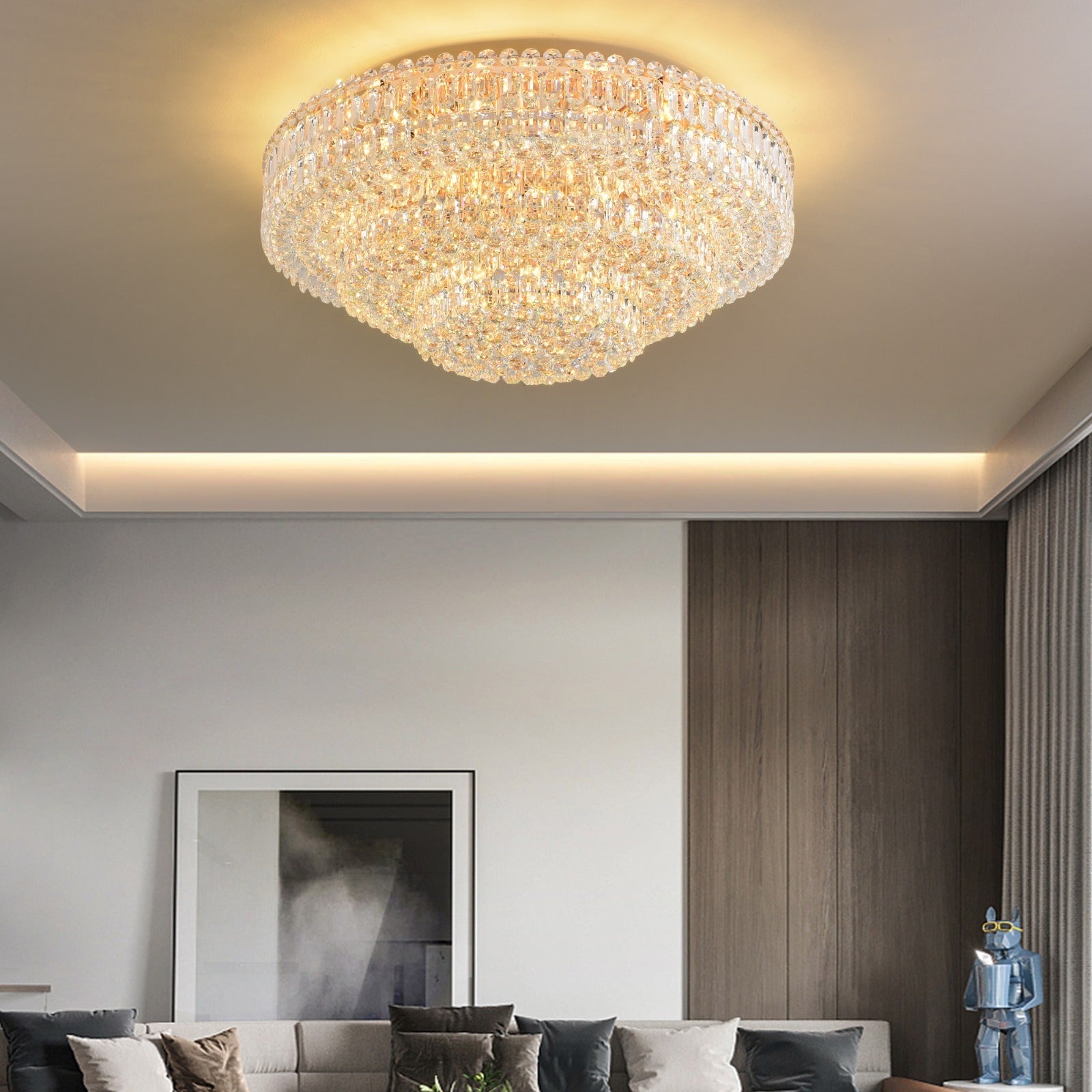 Candelabru Cristal FLYPO Premium Luxury Gold