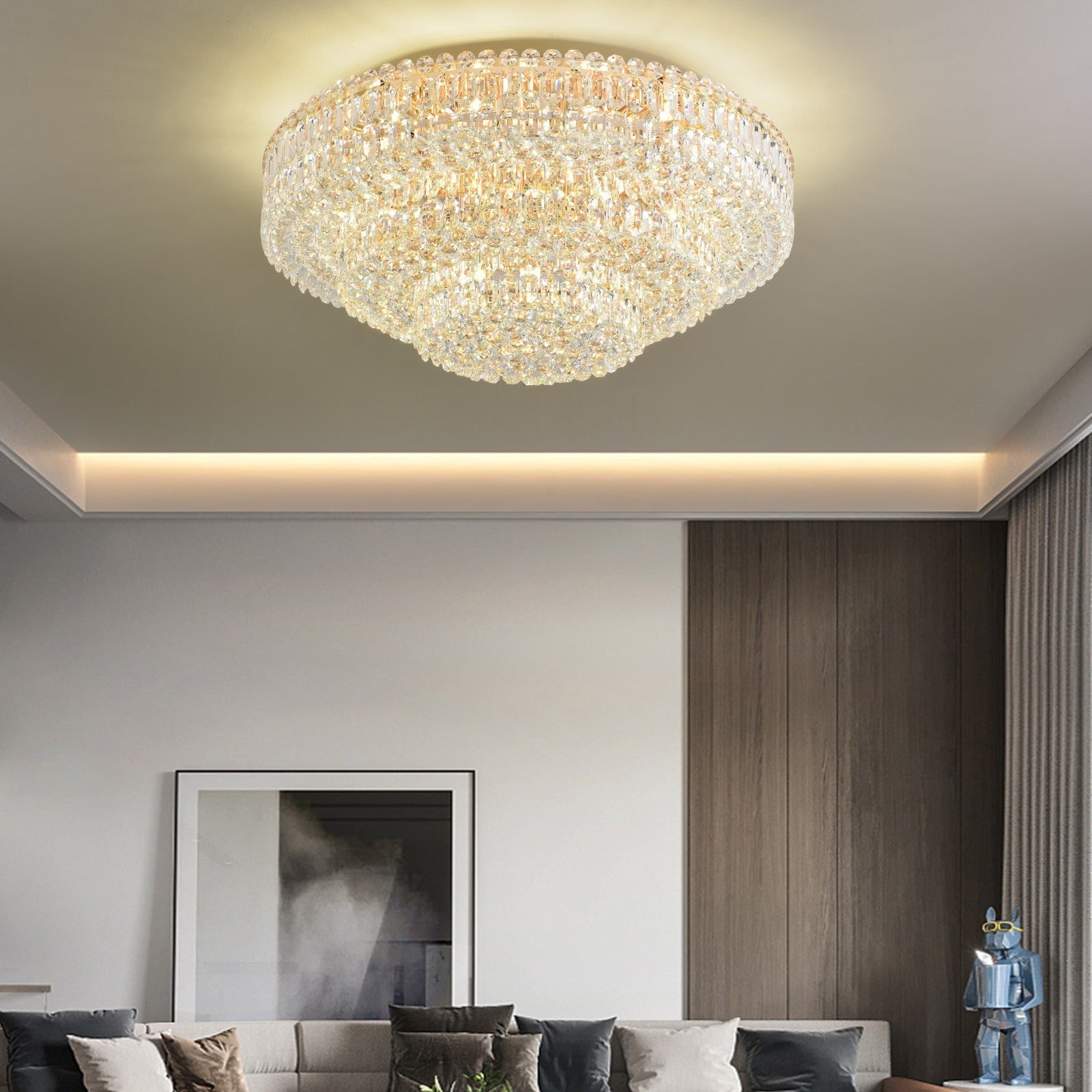 Candelabru Cristal FLYPO Premium Luxury Gold