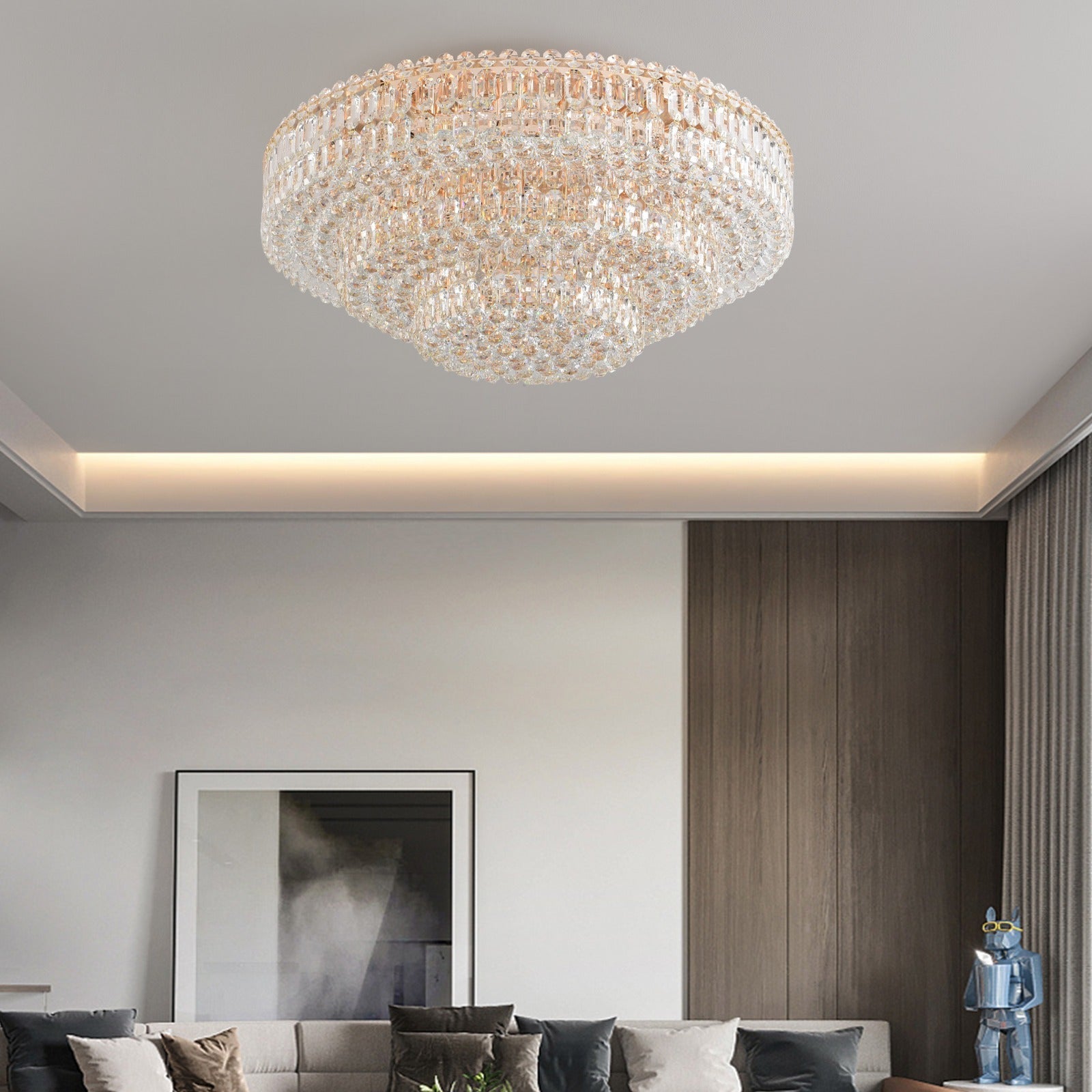 Candelabru Cristal FLYPO Premium Luxury Gold