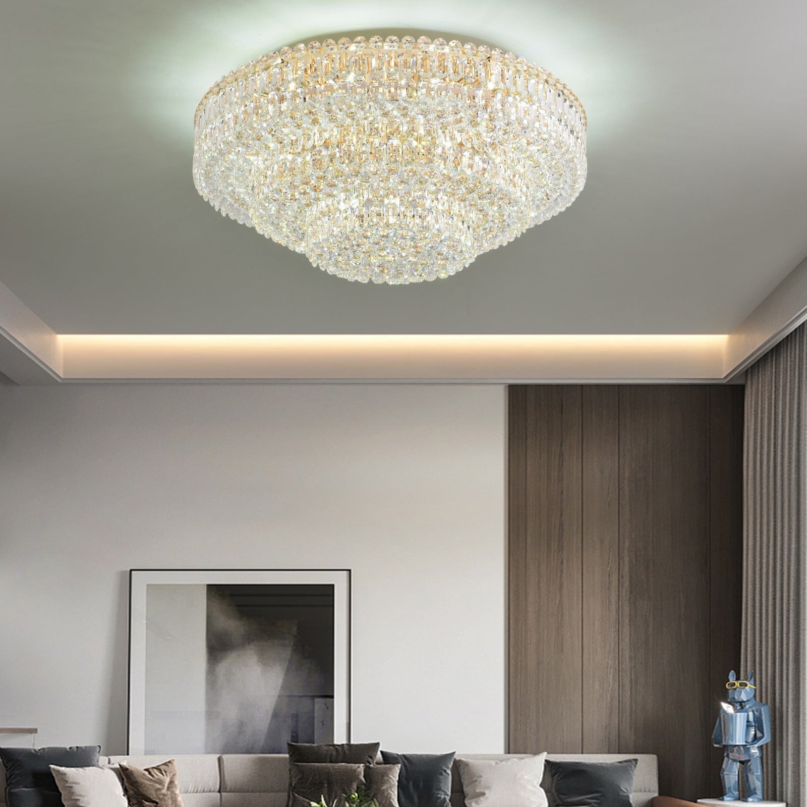 Candelabru Cristal FLYPO Premium Luxury Gold