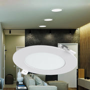 Spot LED 9W CCT Slim Rotund Alb / ⌀146mm / Incastrabil IP40 / 3 Lumini