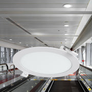 Spot LED 15W Slim Rotund Alb / ⌀198mm / Incastrabil IP40