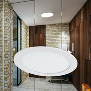 Spot LED 18W CCT Slim Rotund Alb / ⌀229mm / Incastrabil IP40 / 3 Lumini