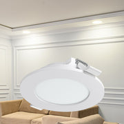 Spot LED 4W CCT Slim Rotund Alb / Dimabil / ⌀85mm / Incastrabil IP40 / 3 Lumini