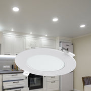 Spot LED 6W Slim Rotund Alb / Dimabil / ⌀128mm / Incastrabil IP40
