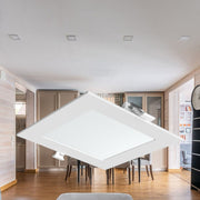 Spot LED 6W CCT Slim Patrat Alb / 128mm / Incastrabil IP40 / 3 Lumini