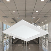 Spot LED 4W CCT Slim Patrat Alb / Dimabil / 90mm / Incastrabil IP40 / 3 Lumini