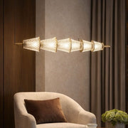 Lustra LED Suspendata Sansa Black & Gold Premium Echivalent 100W