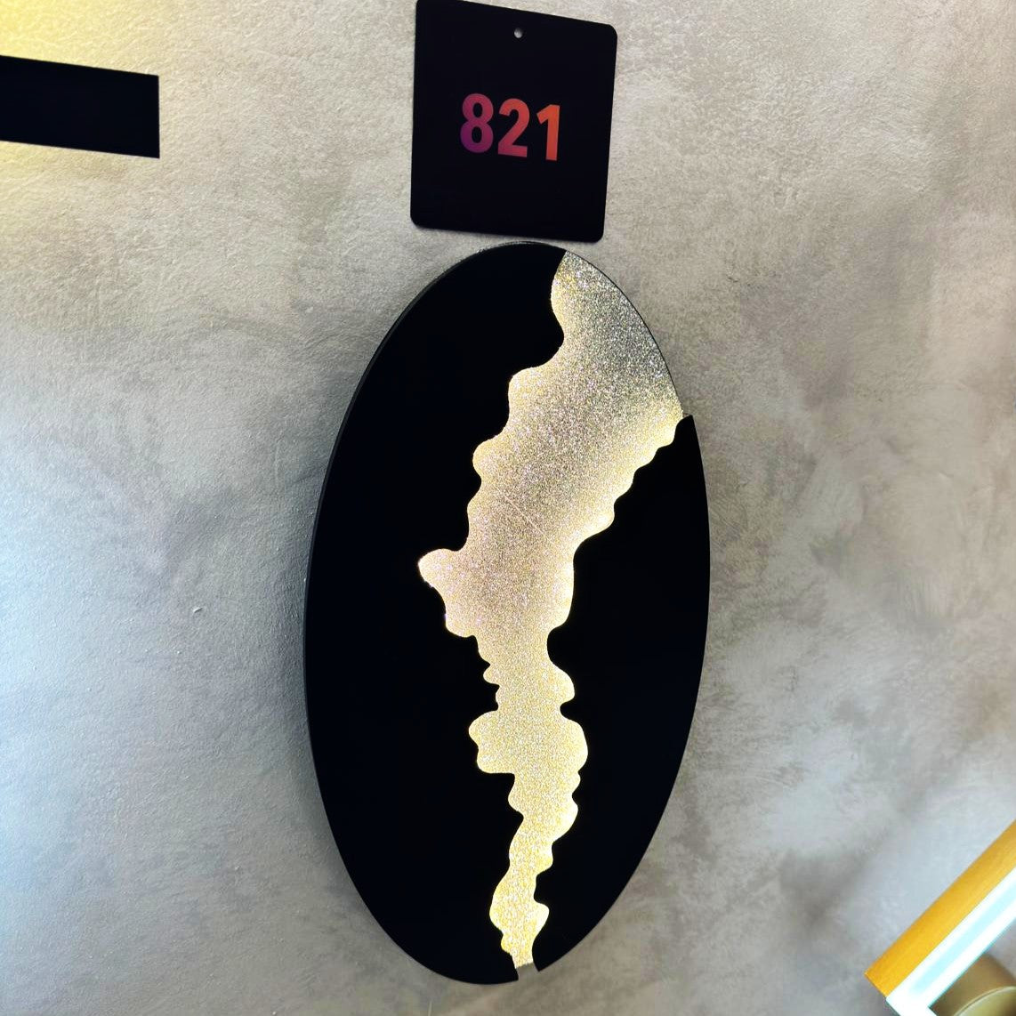 Aplica LED Mini AKO Gold+Black 30cm Echivalent 100W