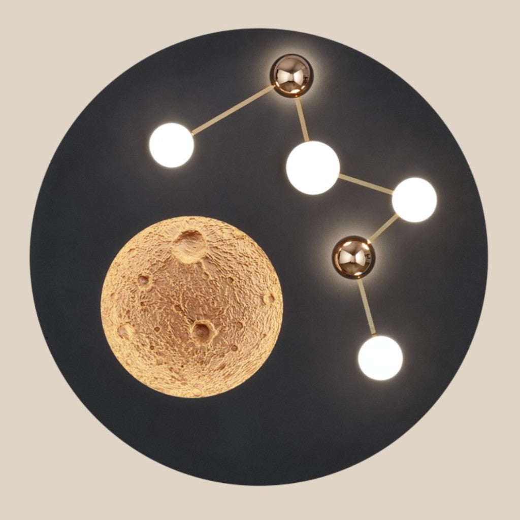 Lustra LED 42W Zodiac Black Premium 5100 Lumeni