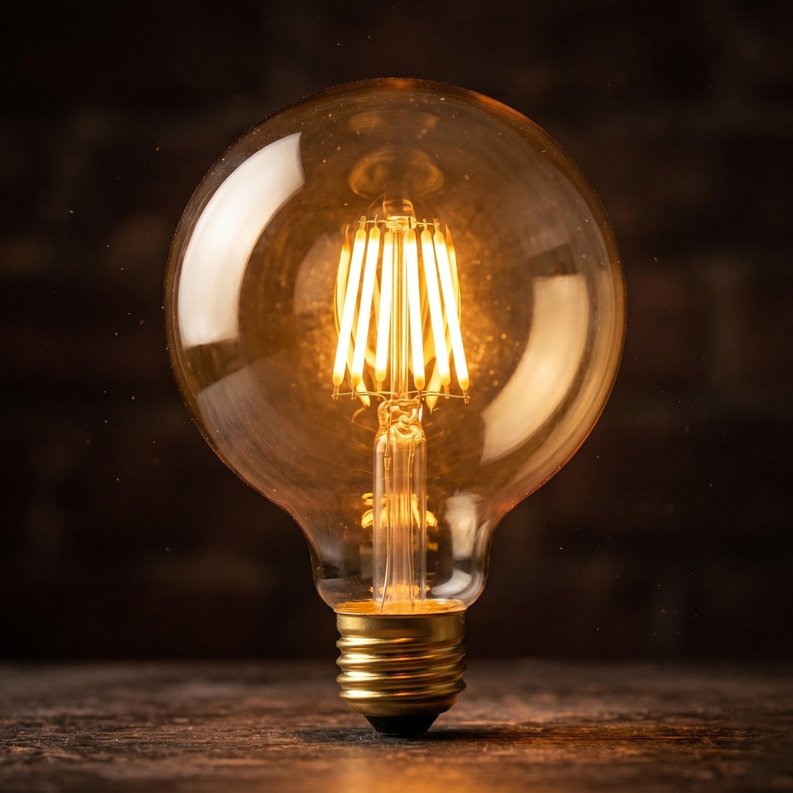 Bec LED E27 Vintage G95 6W Fumuriu 2200K