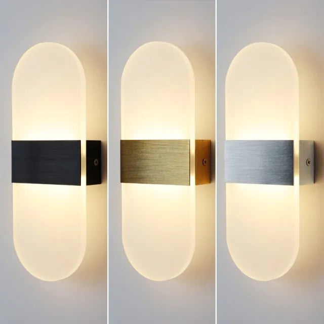 Aplica LED Perete 12W SUBLIME OVAL GOLD